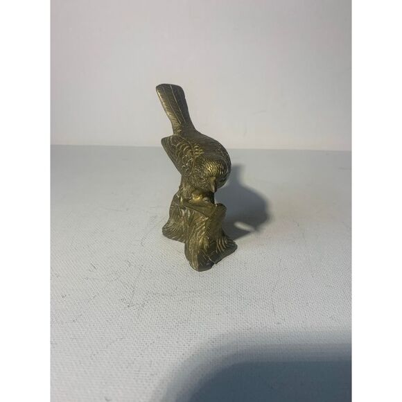 Vintage solid brass bird decor. - Picture 3 of 6